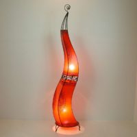 Orientálna henna lampa Hisan XXL (oranžová)