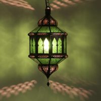 Orientálna lampa Biban Trombia zelená