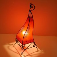 Orientálna rohová lampa Ibis 60cm (červená) 1