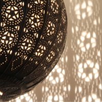 Orientálna závesná lampa Kawakib 2