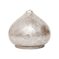 Stolová strieborná lampa Qahira D22