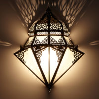 Marocká nástenná lampa Ruhi